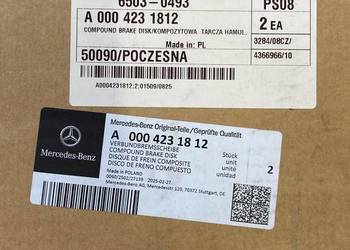 Tarcze hamulcowe przód Mercedes A 000 421 22 12 nowe