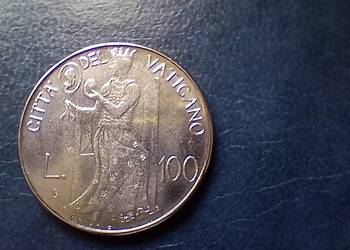 Stare monety 100 lir 1980 Watykan