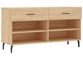 Ławka z miejscem na buty dąb sonoma 102x35x55 cm WM-829759