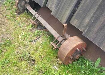 Oś z hamulcem do przyczepy sam