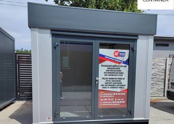 Kontener magazynowy / Pawilon handlowy 3,0 x 3,0 m z dostawą