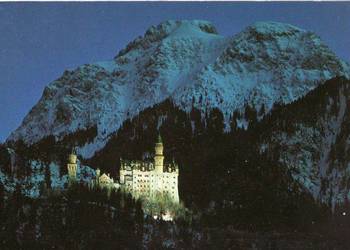 K. Poczt. Widok Alp Bawarskich kas 1997
