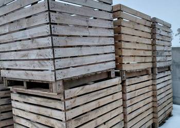 Skrzyniopalety do warzyw i owoców Mocne stan jak nowe