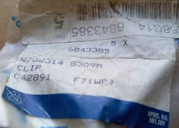 6843385/W702314-S309M Zacisk osłony cieplnej 6843385/W702314-S309M Zacisk osłony cieplnej