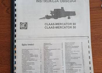 Instrukcja obsługi do kombajnu Class Mercator 50 60