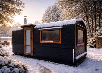 6х2,40m Sauna ogrodowa, sauna, sauna beczka, ruska bania