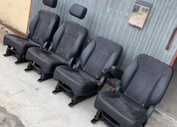 MERCEDES R 251 fotel fotele tylne skora + alcantara czarna …