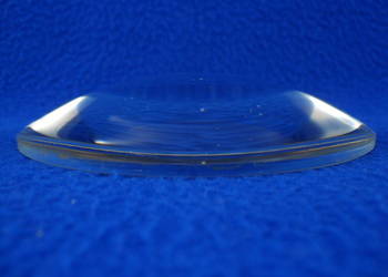 Soczewka szklana  duża