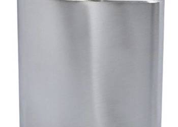 Elegancka Srebrna Piersiówka ze Stali Nierdzewnej 6 OZ ok. 180 ml Gentelo