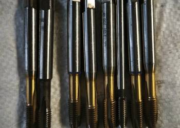 Gwintowniki maszynowe M10 Titex HSS-E – profesjonalne, stan bdb