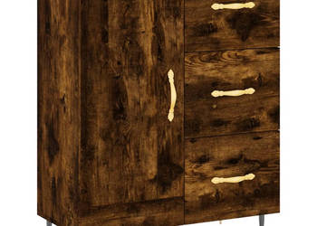 Szafka przydymiony dąb 695x34x90 cm materiał drewnopochodny WM-830241