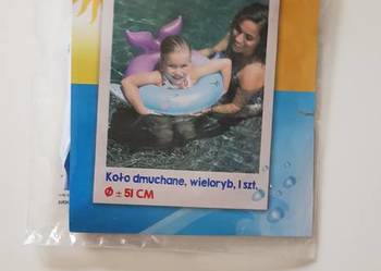 Nowe koło dmuchane wieloryb