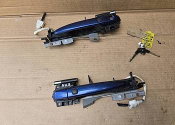 Subaru Outback IV BR klamka zewnętrzna wkładka kluczyk grot niebieski E8H