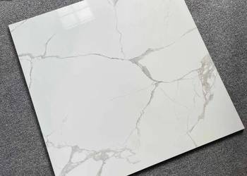 GRES CARRARA WHITE 60X60 BIAŁY MARMUR POŁYSK g.II