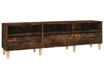 Szafka pod TV przydymiony dąb 150x30x445 cm WM-831914
