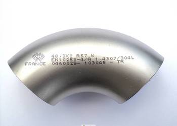 Kolana hamburskie nierdzewne 48,3x2,0