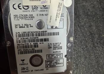 Dysk twardy 320 GB 2,5'' HITACHI HTS723232A7A365 | 0J13232