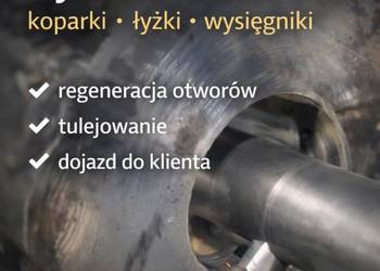Mobilne wytaczanie otworów koparek | regeneracja otworów | tulejowanie
