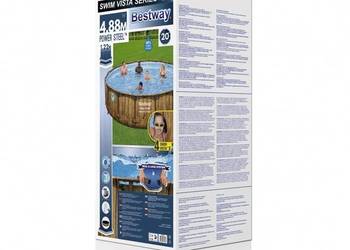 Basen Bestway Power Steel Swim Vista Series II - nowy