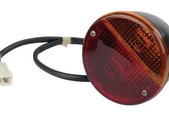 Lampa tylna zespolona, okrągła, Ø 115 mm z wtyczką AMP Cobo 02971000