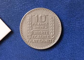 Stare monety 10 frank 1948 Francja