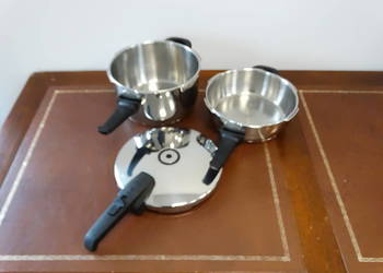 Szybkowar Fissler Vitavit Zestaw Garnek 4.5L I Patelnia 2.5L Niemiecki Stal