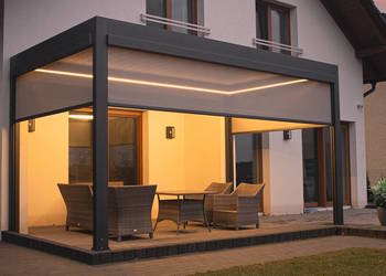 Pergola lamelowa zadaszenie tarasu