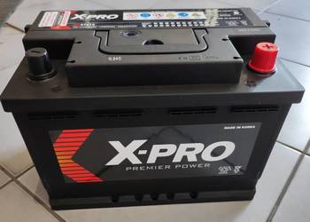 Akumulator X-PRO 74Ah 680A EN wysoki Prawy Plus