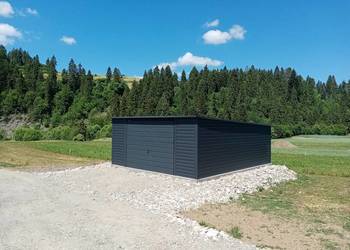 Garaż blaszany w kolorze 4x5