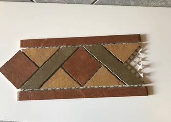 DEKOR podłogowy gres 15x30 pietra cynober