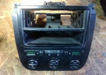 Panel klimatronic ramka kosz szuflada radia VW Golf V Jetta Scirocco Eos