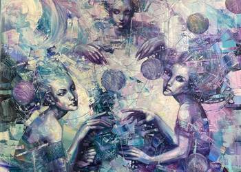 Pitsko  Giennadij Nici Losu 100x100 obraz olejny