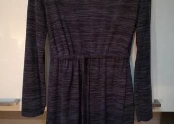 Sukienka w kolorze granatowo - czarnym . Włoskiej fir