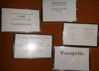 Vangelis -  5 kaset magnetofonowych. Vangelis -  5 kaset magnetofonowych.