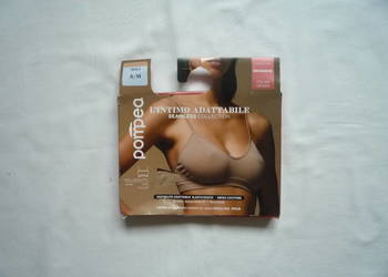 Pompea Bezszwowy biustonosz z mikrofibry S/M Beżowy