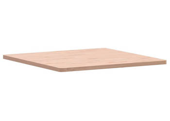 Blat do stołu 80x80x25 cm kwadratowy lite drewno bukowe WM-355958