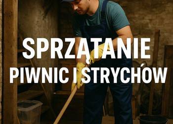 Usługi sprzątania piwnicy, Wrocław,opróżnianie piwnicy z rzeczy