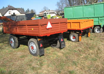 przyczepa d35 sztywna ładna podłoga i burty szczelna stan perfekt