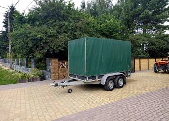 Przyczepa SARIS 300m x 150m * DMC 2000KG * Super Stan * Zarejestrowana
