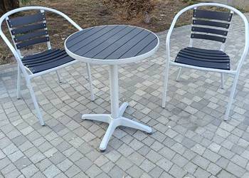 Zestaw ogrodowy , aluminiowy