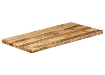 Blat stołu z naturalną krawędzią 100x60x25 cm drewno mango WM-370670
