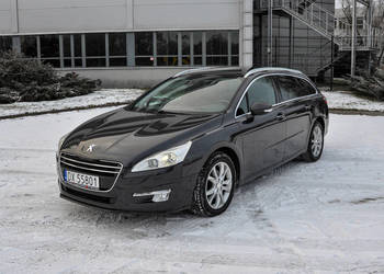 Peugeot 508 1,6T 2013 r. Bezwypadkowy Skóry