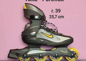 1 x użyte - Rolki NIKE Foreflex - płoza karbon - rozmiar 39 /25,7 cm