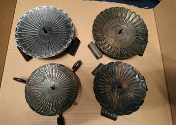 Świeczniki metalowe 11 i 14 cm ,cena za sztukę