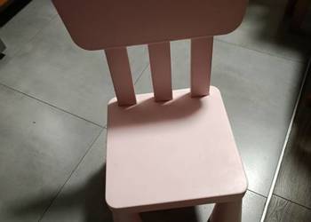 krzesełko  Mamut Ikea - różowe