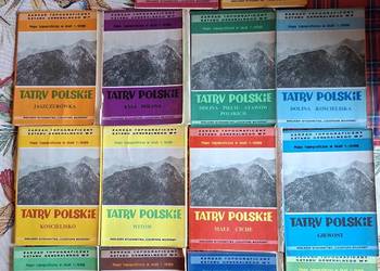 Tatry Polskie mapy topograficzne w skali 1: 10 000 14 szt.