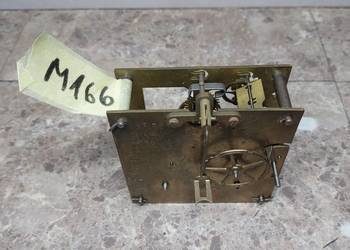M166 Mechanizm starego zegara ściennego Japy Freres niekompletny