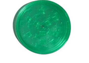 Plastikowy  Lekki Grinder do Mielenia Tytoniu Suszu CBD Młynek Zielony