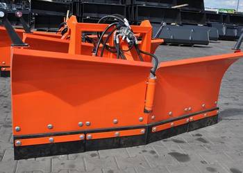 Pług śnieżny składany strzałkowy komunalny hydrauliczny V lekki 1,82m