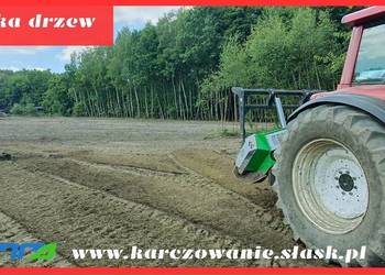 Mulczowanie działek w zator wgłębne oraz powierzchniowe, Karczowanie